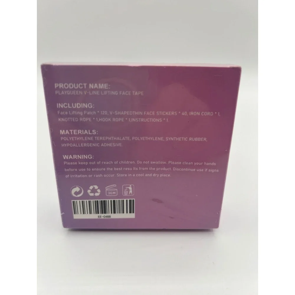Playqueen V-Line Lifting Face Tape 160Pcs Invisible Waterproof Face Lift Kit New